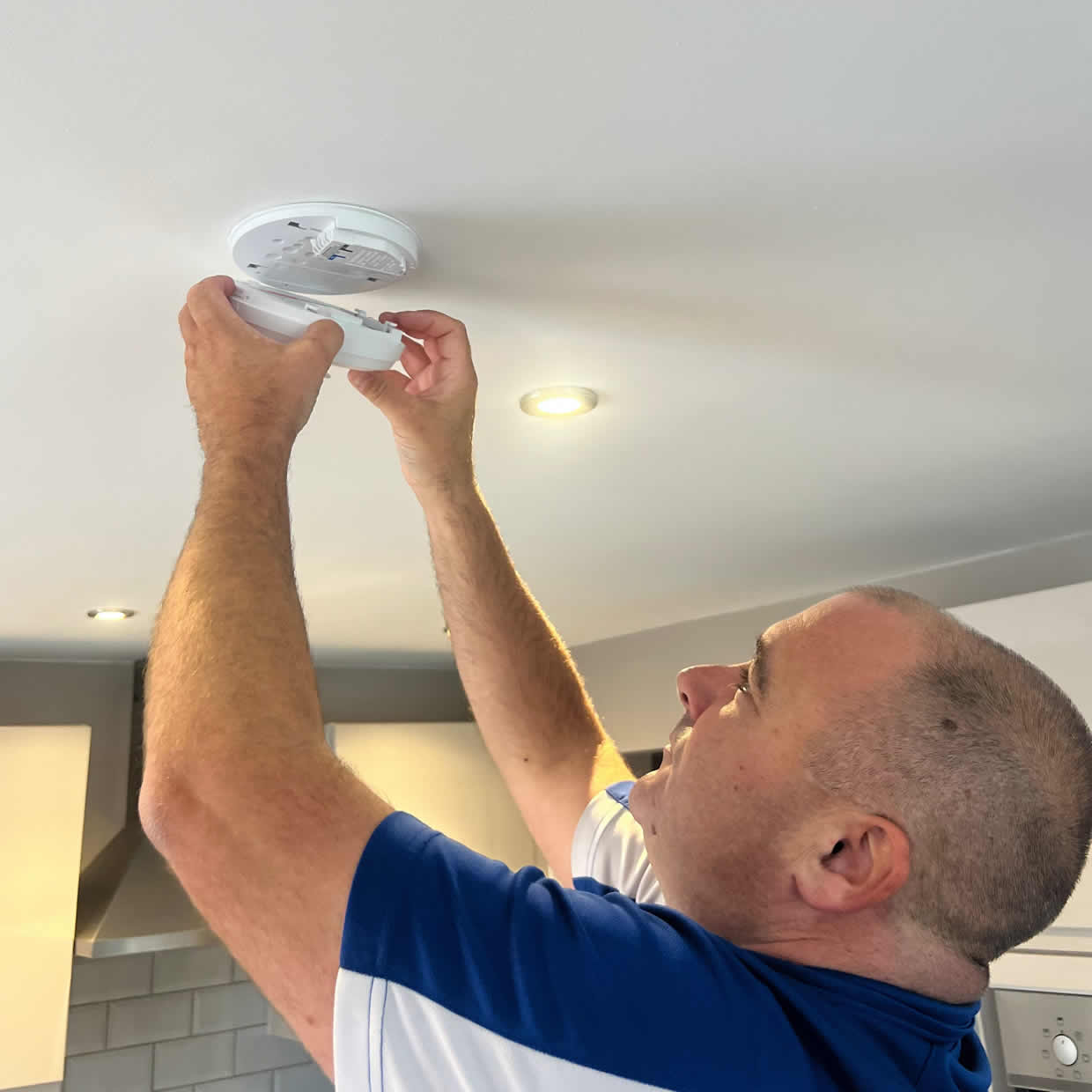 Different types of smoke and heat alarms installed in Milton Keynes